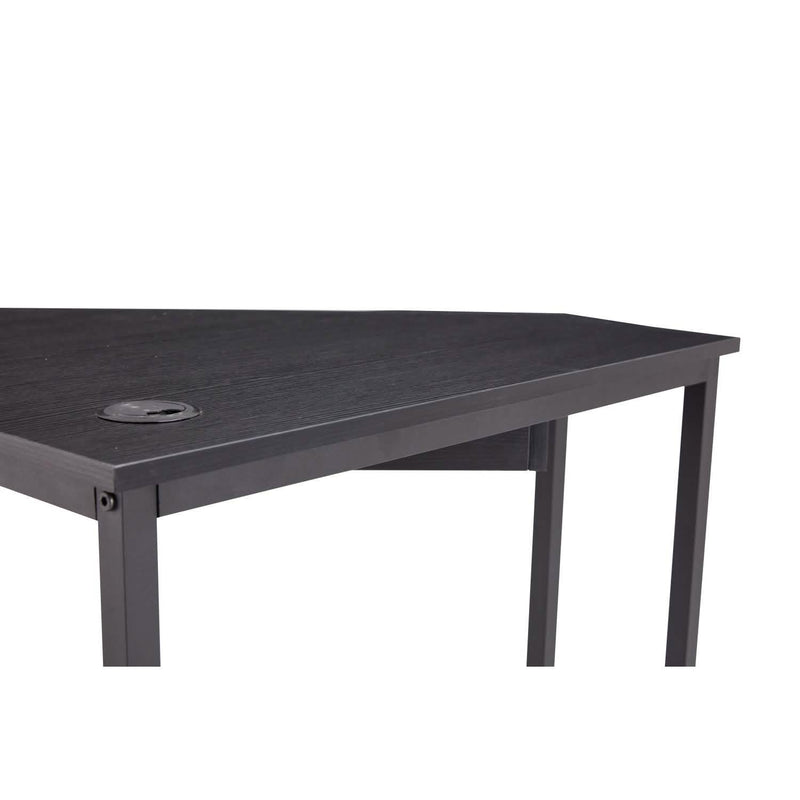 Triangle Computer Desk, Smooth Keyboard Tray& Storage Shelves Furniture & Decor - DailySale