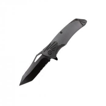 Trigger Action Stainless Steel Knife Tactical Carbon Fiber - DailySale