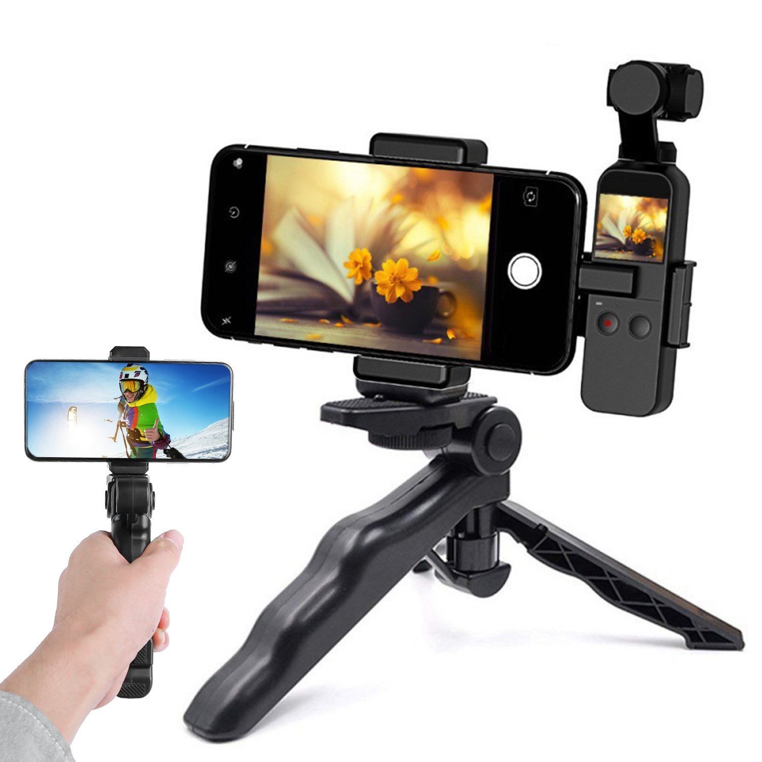 Tripod Desk Phone Stand Stabilizer Mobile Accessories - DailySale