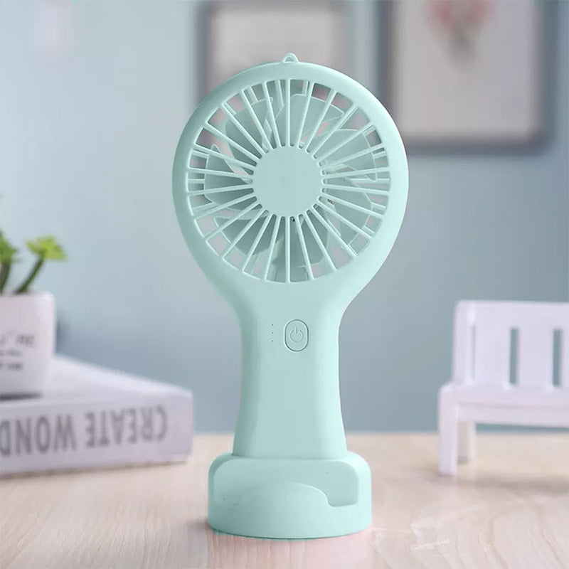 TriPole Lollipop Mini Handheld Fan Household Appliances Green - DailySale