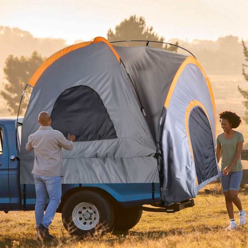 Truck Bed Tent Waterproof Windproof Pickup Truck Tent with Carry Bag Automotive - DailySale