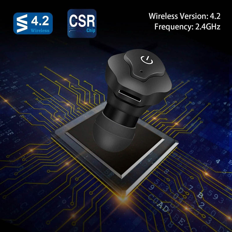 True Wireless Earbuds CSR v4.2 In-Ear Stereo Headsets Headphones & Audio - DailySale