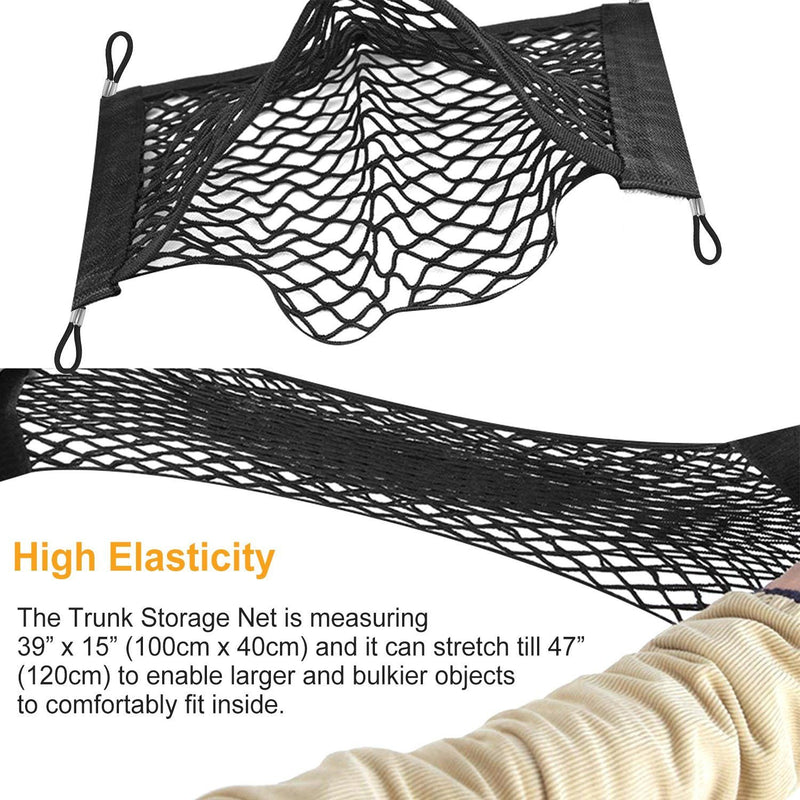 Trunk Cargo Net Stretchable Universal Automotive - DailySale