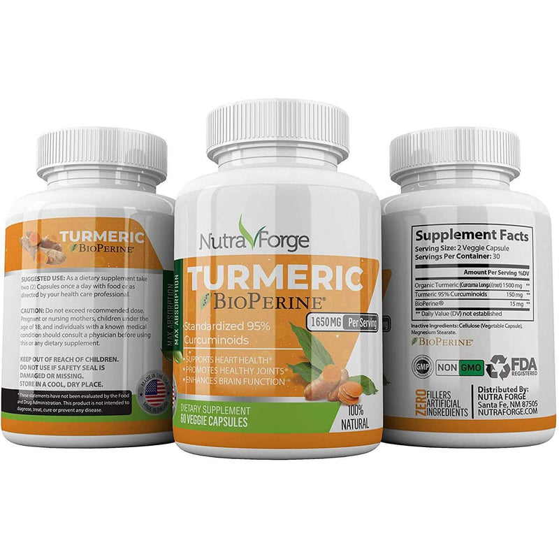 Turmeric Curcumin with BioPerine Wellness & Fitness - DailySale
