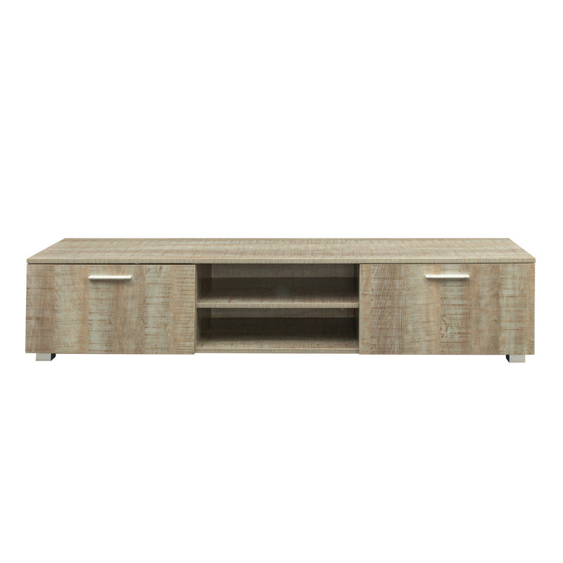 TV Stand for 65 70 Inch Flat TV Furniture & Decor Gray 1 - DailySale