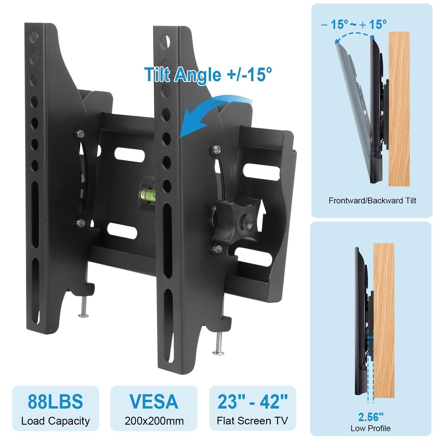 TV Wall Mount Bracket Tilt for 23"-42" LED/LCD/PLASMA Flat TV TV & Video - DailySale