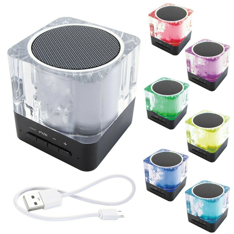 Twilight Acrylic LED Portable Bluetooth Speaker Speakers - DailySale