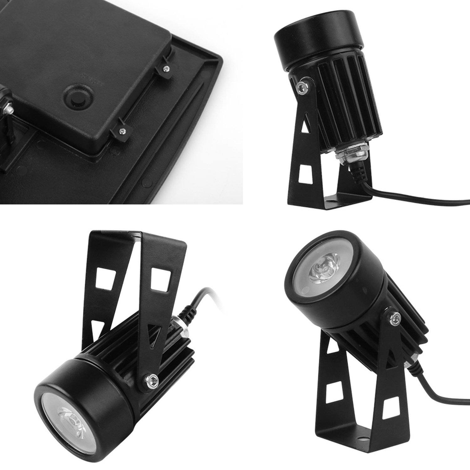 Twin Solar Spotlight Outdoor Light Outdoor Lighting - DailySale