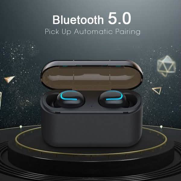 TWS Bluetooth 5.0 Sports Stereo Touch Control In-Ear Earphones with Charging Case Headphones & Audio - DailySale