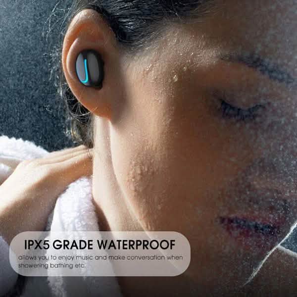 TWS Bluetooth 5.0 Sports Stereo Touch Control In-Ear Earphones with Charging Case Headphones & Audio - DailySale