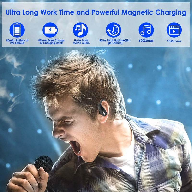 TWS Wireless 5.0 Earbuds In-Ear Stereo Headset Headphones & Audio - DailySale