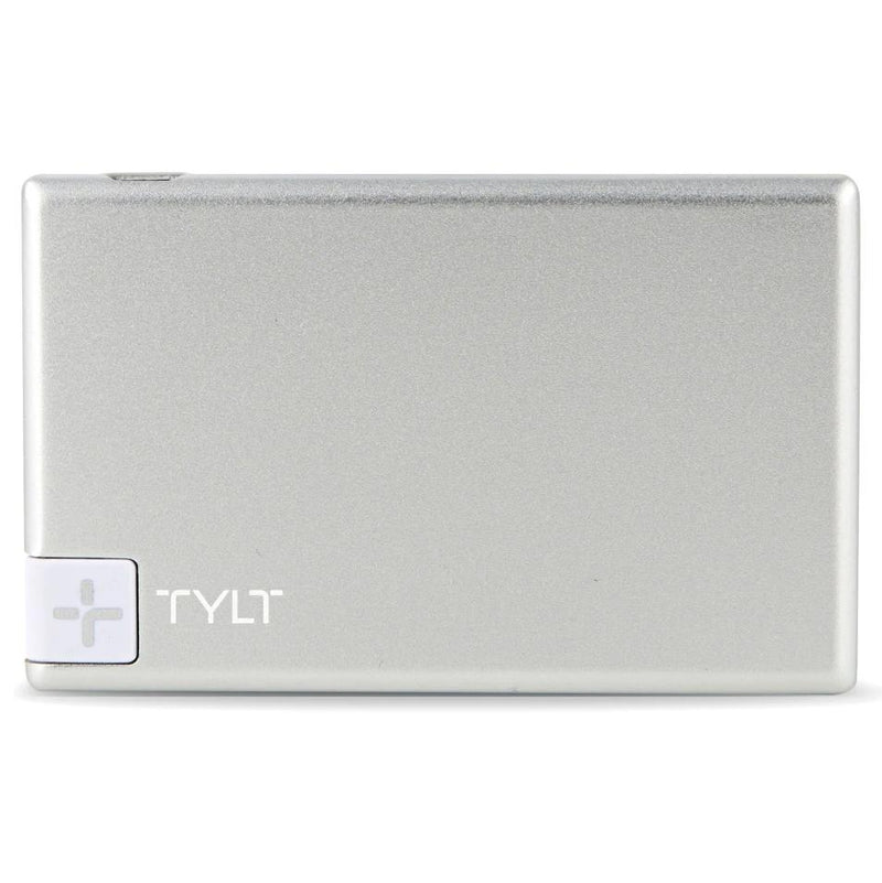 Tylt Slim Boost 1350mAh Battery Pack Phones & Accessories Silver - DailySale