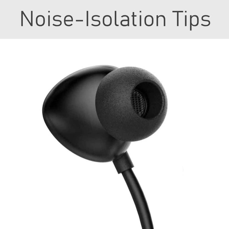 Type C Headphones, In-Ear Wired Earbuds with Microphone & Volume Control Mic Earphones Headphones - DailySale