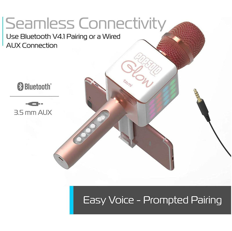 Tzumi Pop Solo Wireless Bluetooth Karaoke Microphone And Speaker Everything Else - DailySale