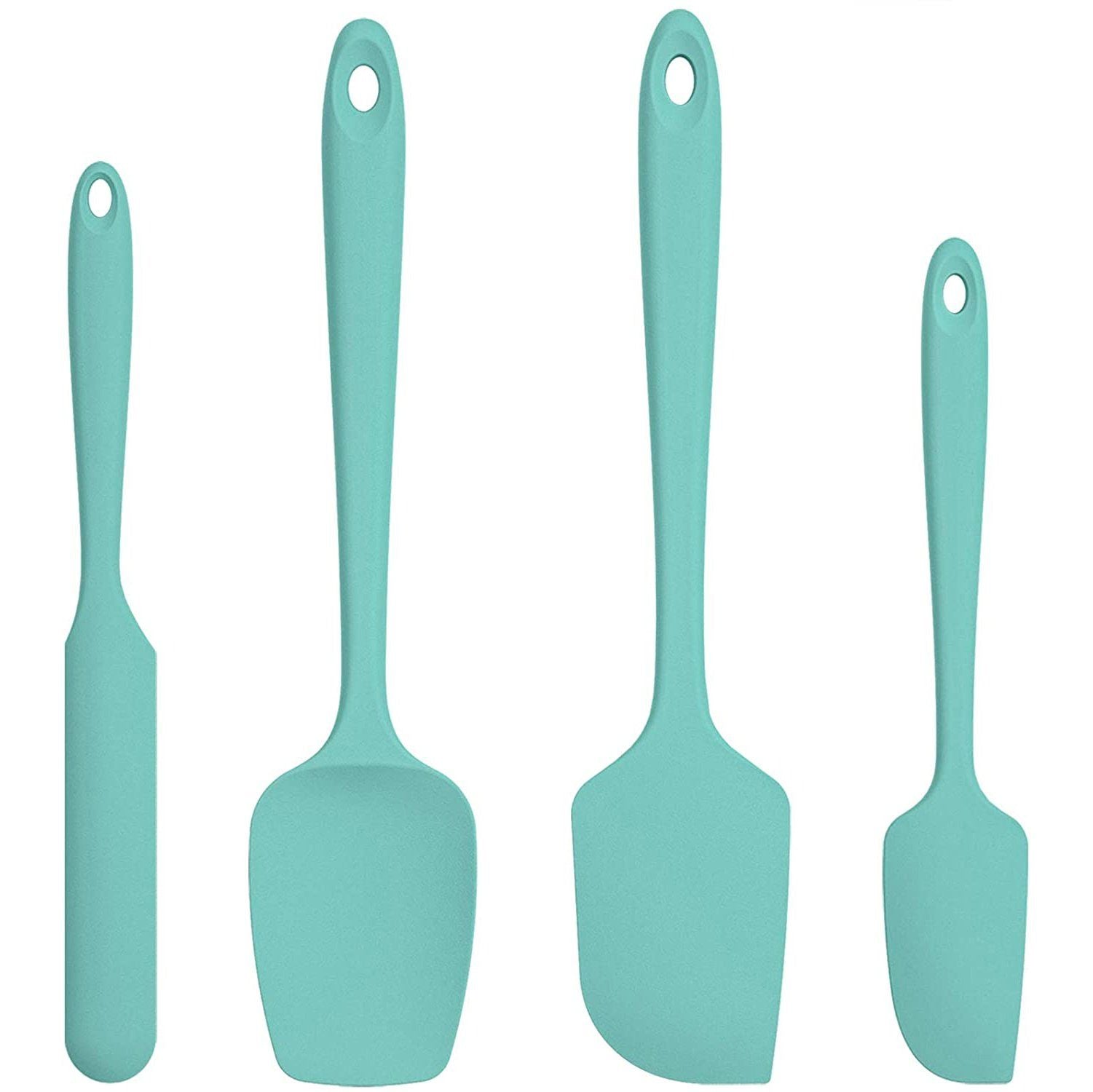 U-Taste Silicone Spatula Set with 480 Degrees Fahrenheit Heat Resistant Kitchen & Dining Teal - DailySale