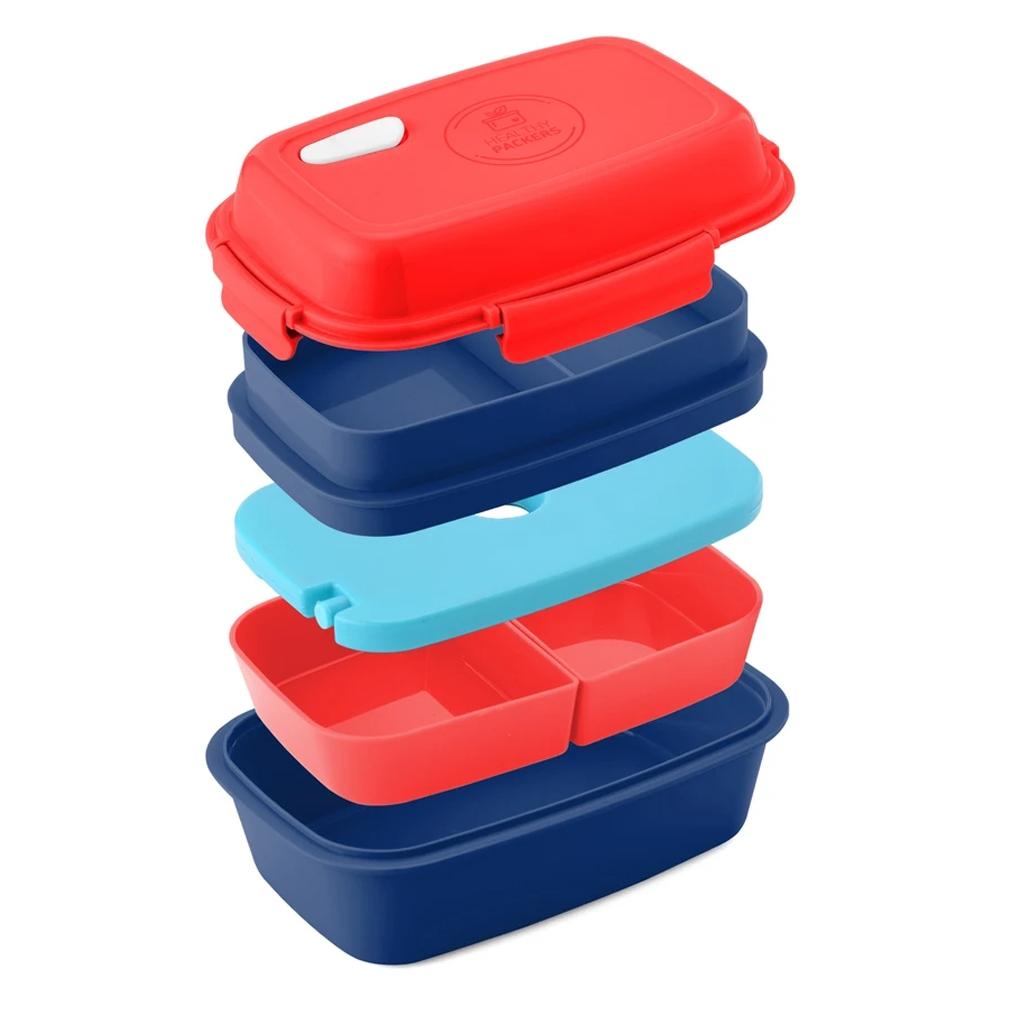 Ultimate Bento Box - Lunch Box for Kids & Adults Home Essentials Red - DailySale