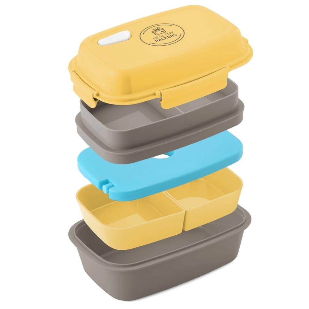 Ultimate Bento Box - Lunch Box for Kids & Adults Home Essentials Yellow - DailySale