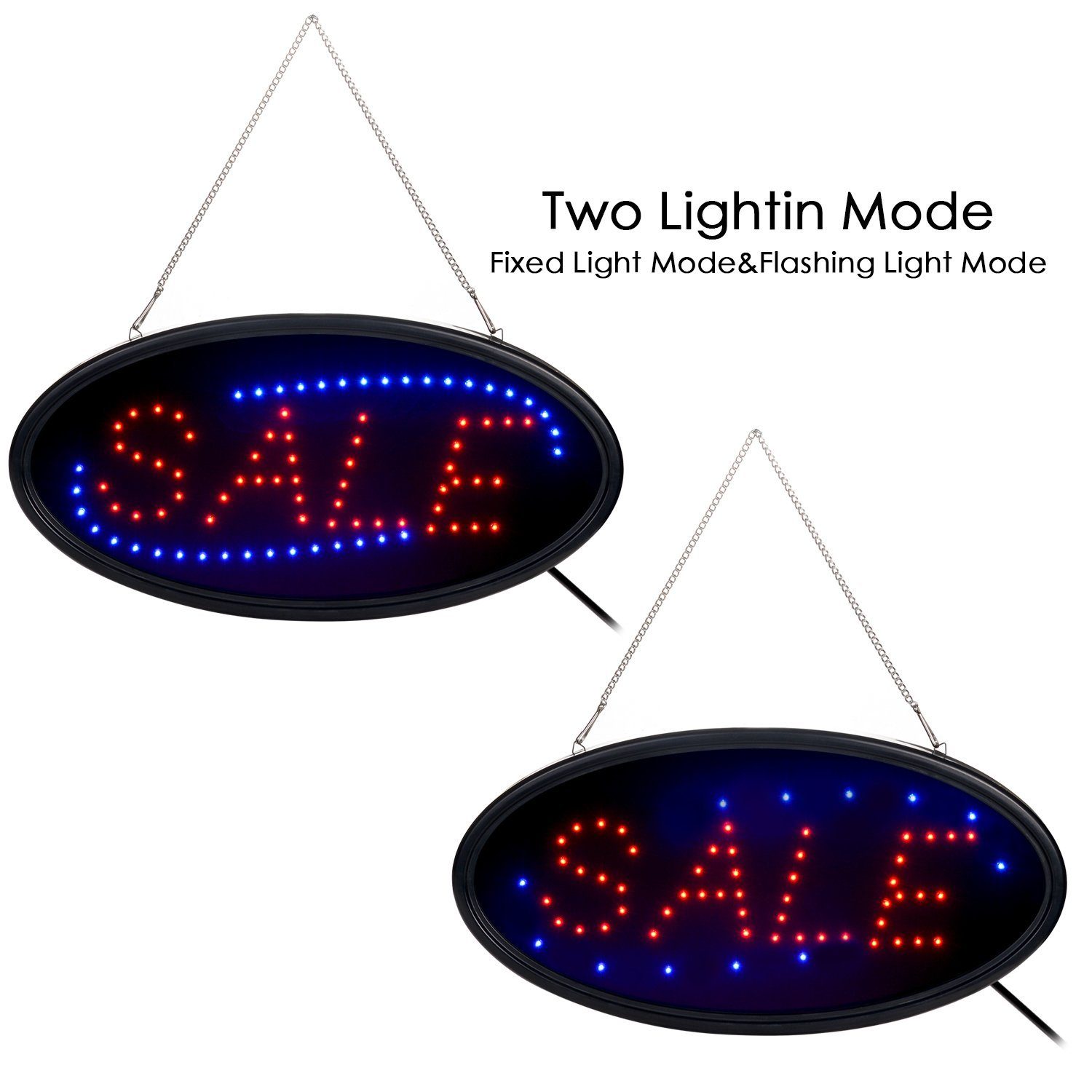 Ultra Bright Open Sign Neon LED Light Animated Motion Flash Business A