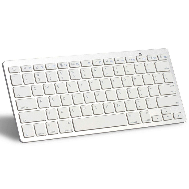 Ultra-Slim Bluetooth Keyboard - Assorted Colors Tablets & Computers White - DailySale