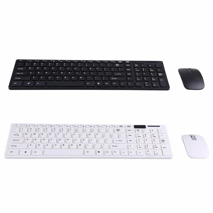 Ultra-slim Wireless USB Receiver Keyboard And Mouse Combo Computer Accessories - DailySale
