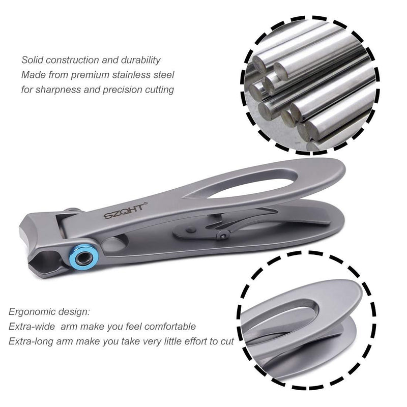 Ultra Wide Jaw Opening Nail Clippers Set