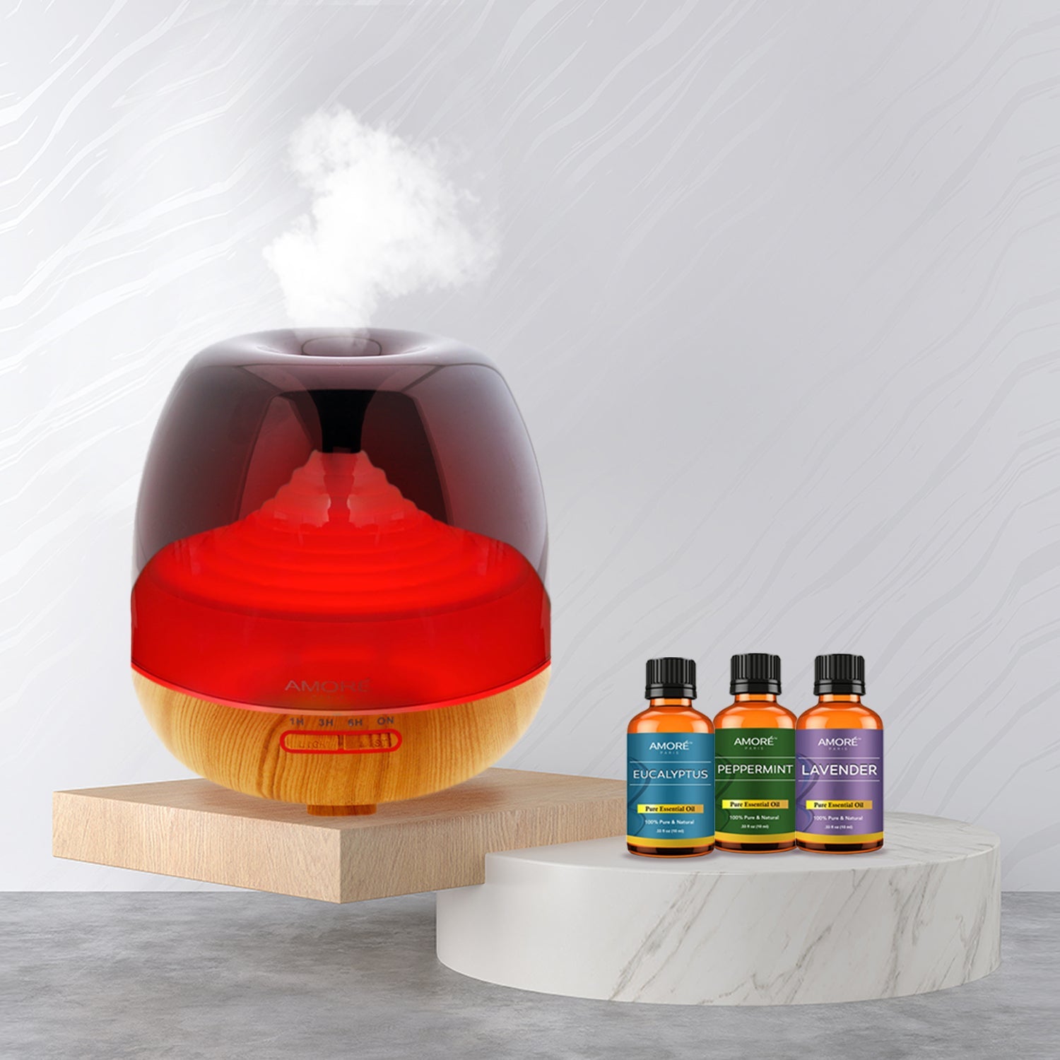 Ultrasonic Aromatherapy Cool Mist Humidifier Diffuser Wellness - DailySale