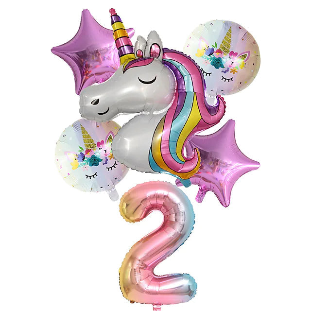 Unicorn Balloons for Birthday Decorations Art & Craft Supplies 2 - DailySale