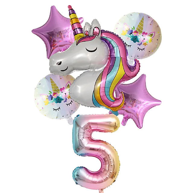 Unicorn Balloons for Birthday Decorations Art & Craft Supplies 5 - DailySale