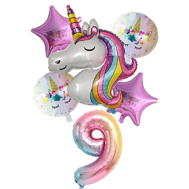 Unicorn Balloons for Birthday Decorations Art & Craft Supplies 9 - DailySale