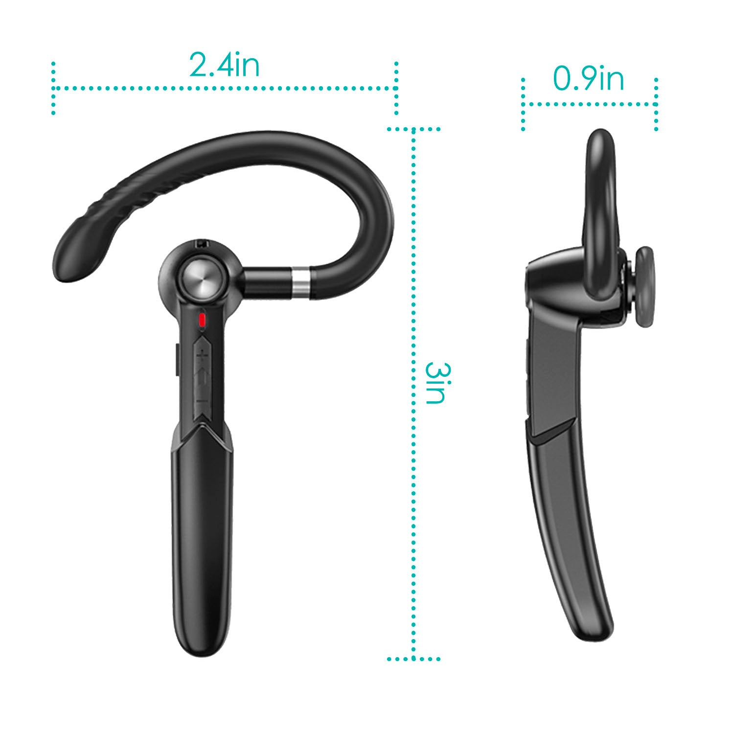 Unilateral V5.0 Wireless in-Ear Headset with Hook Headphones & Audio - DailySale