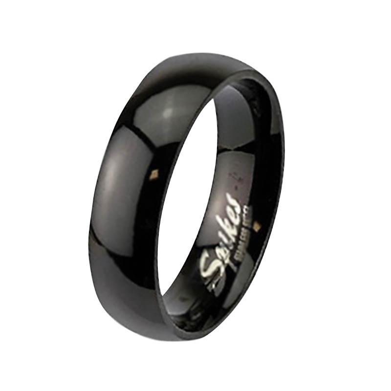 Unisex 316L Stainless Steel Ring - Assorted Colors and Sizes Men's Apparel 7 Black - DailySale