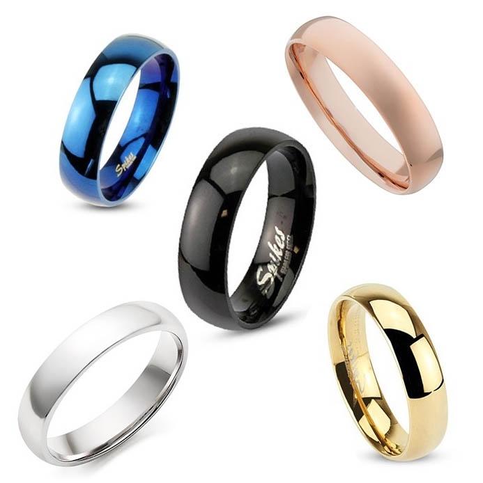 Unisex 316L Stainless Steel Ring - Assorted Colors and Sizes Men's Apparel - DailySale