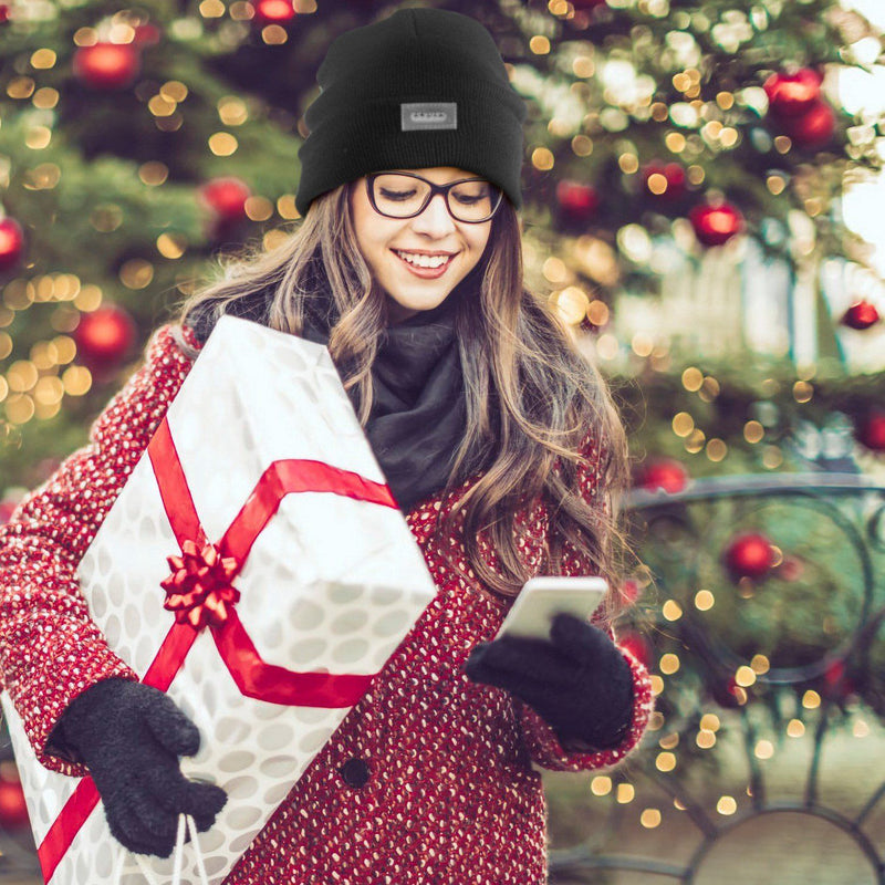 Unisex 5 LED Knitted Beanie Winter Warm Hat Men's Accessories - DailySale