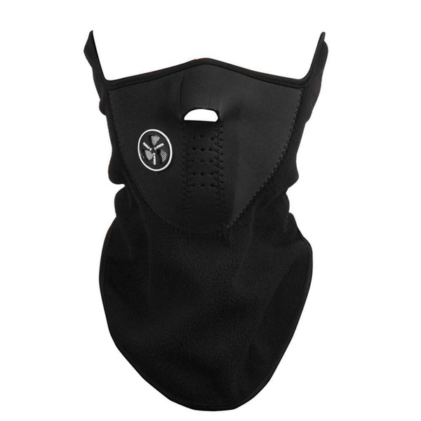 Unisex Anti Cold Fleece Ski Mask Sports & Outdoors Black - DailySale