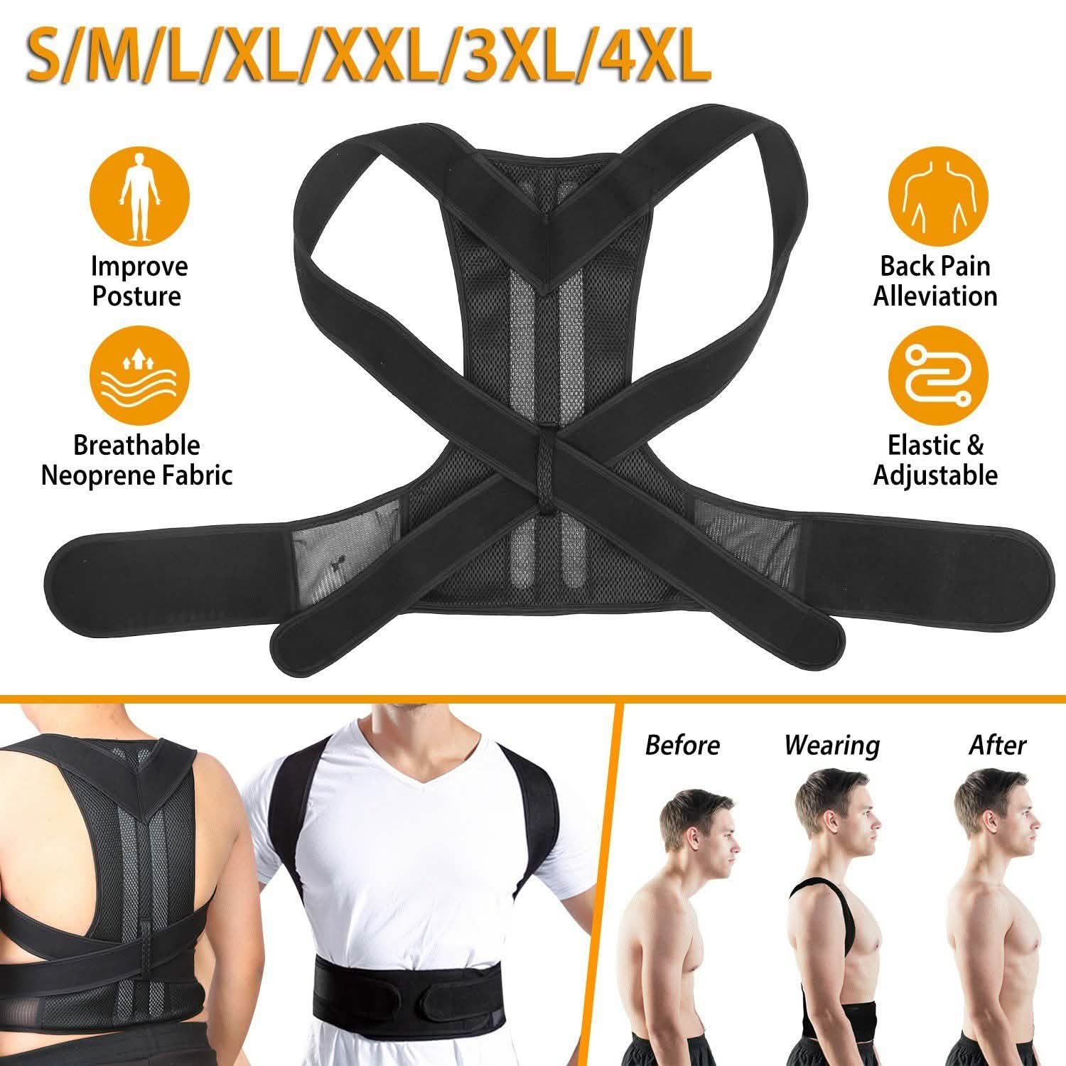 Unisex Back Posture Corrector Wellness - DailySale