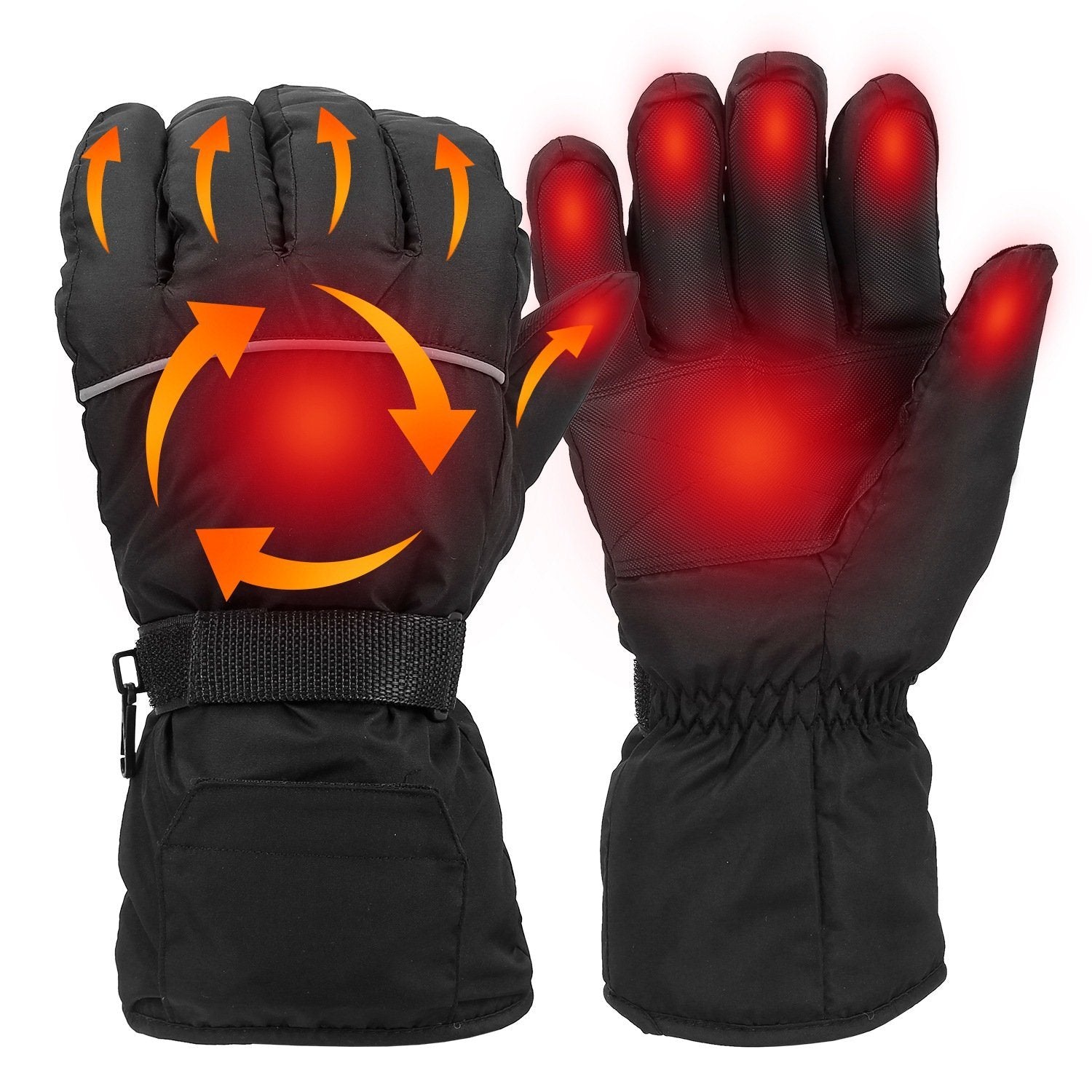 Unisex Battery Powered Heated Waterproof Gloves Sports & Outdoors - DailySale