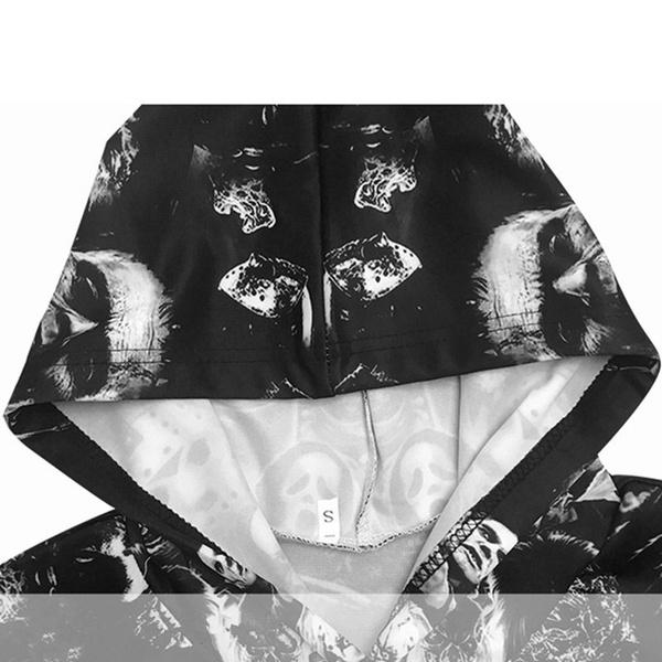 Unisex Characters Skull 3D Printed Hoodies Men's Outerwear - DailySale