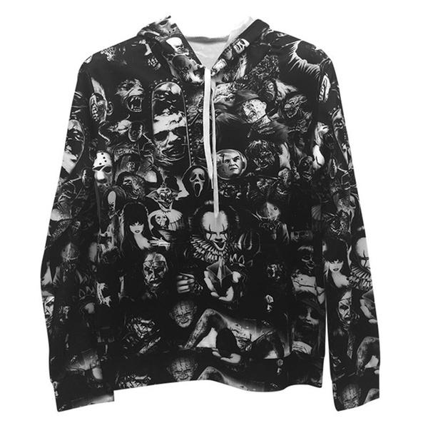 Unisex Characters Skull 3D Printed Hoodies Men's Outerwear - DailySale