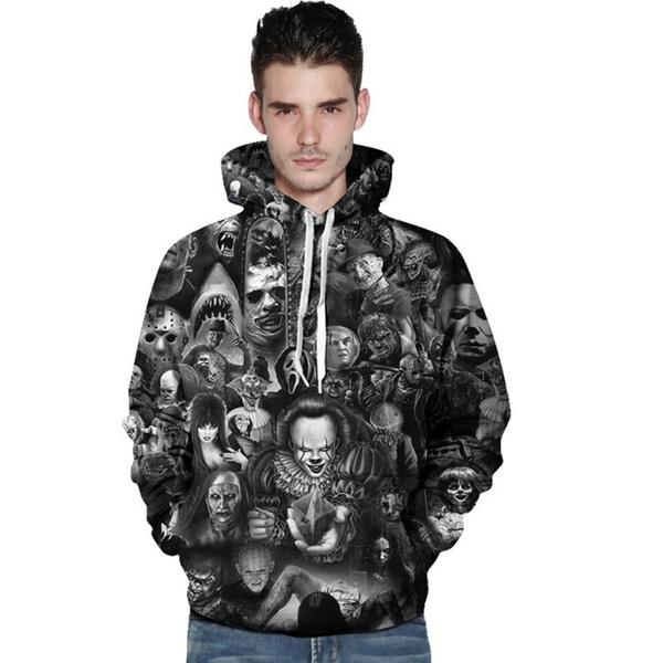 Unisex Characters Skull 3D Printed Hoodies Men's Outerwear - DailySale