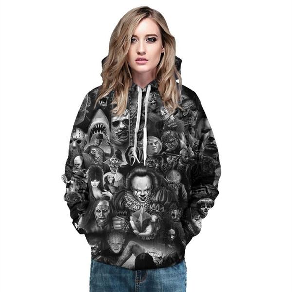 Unisex Characters Skull 3D Printed Hoodies Men's Outerwear - DailySale