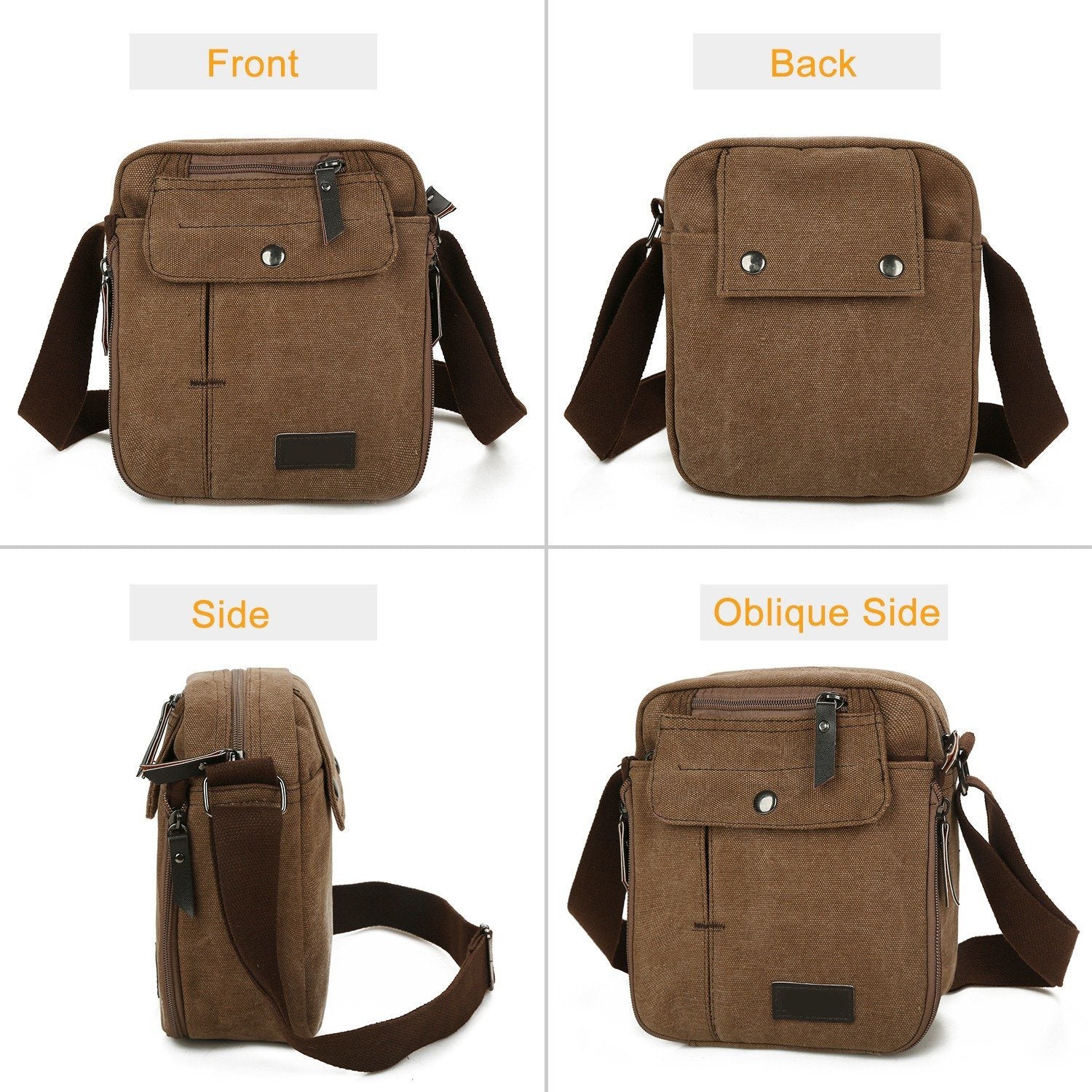 Unisex Crossbody Bags Canvas Bags & Travel - DailySale