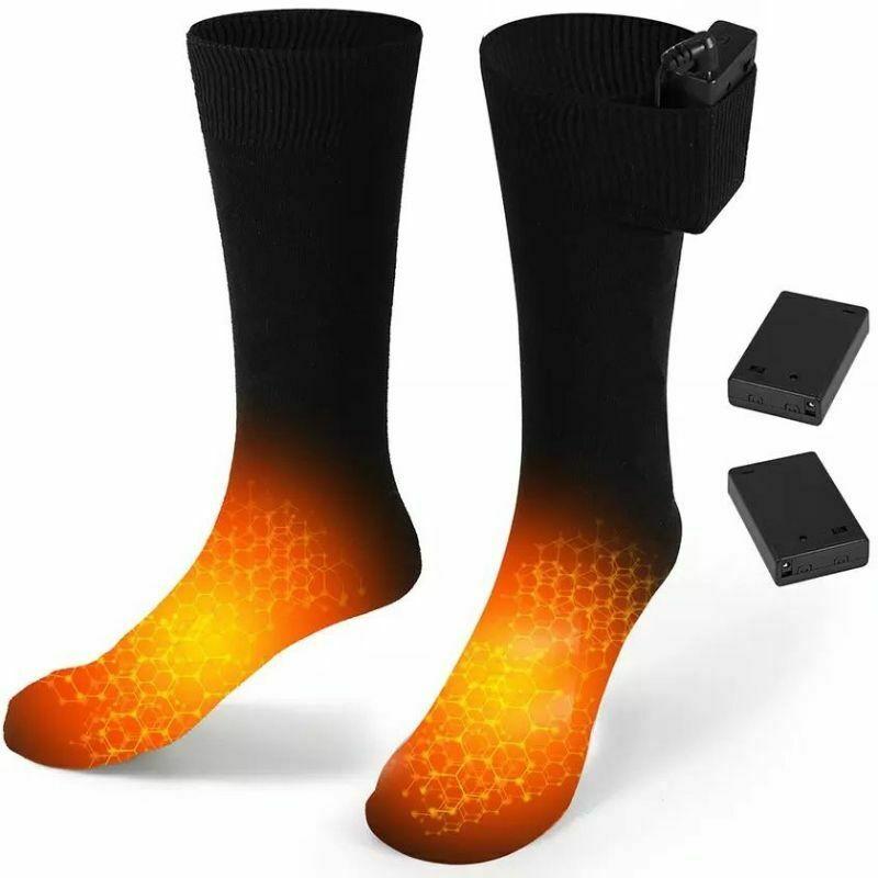 Unisex Electric Heated Socks - Rechargeable Sports & Outdoors - DailySale