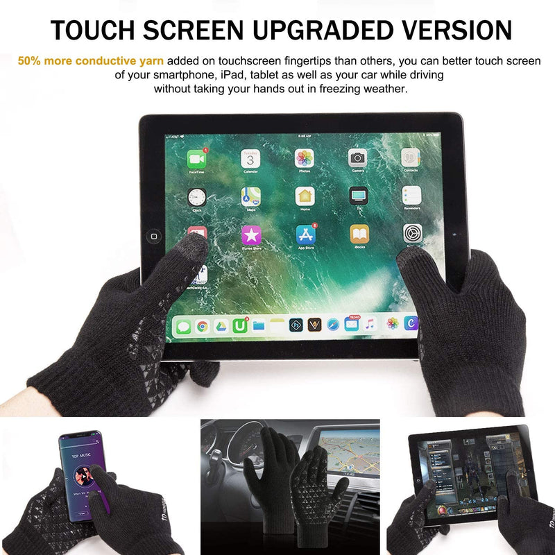 Unisex Knit 360° Whole Palm Touchscreen Antislip Gloves Men's Shoes & Accessories - DailySale