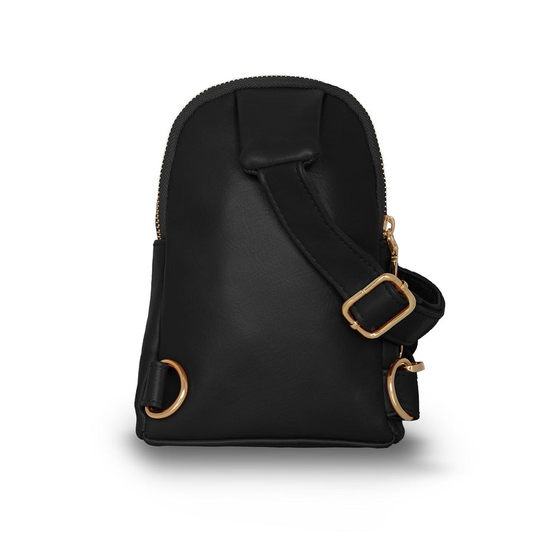 Unisex Leather Sling Bag Fanny Crossbody
