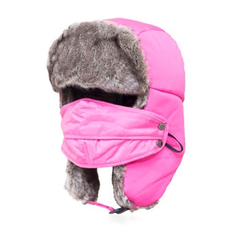 Unisex Maximum-Coverage Winter Trooper Hat Women's Apparel Pink - DailySale