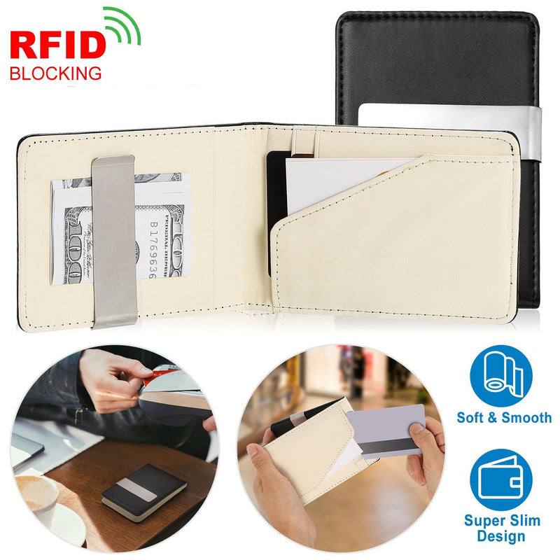 Unisex PU Leather Wallet RFID Blocking Bags & Travel - DailySale