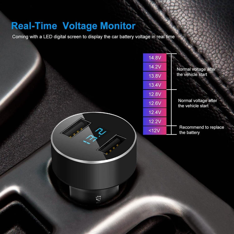 Universal 15W/3.1A Dual USB Car Charger Automotive - DailySale