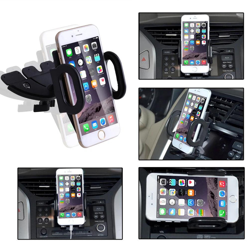 Universal 360° Car Air Vent Mount Cradle Holder Stand for iPhone Mobile Phone Auto Accessories - DailySale