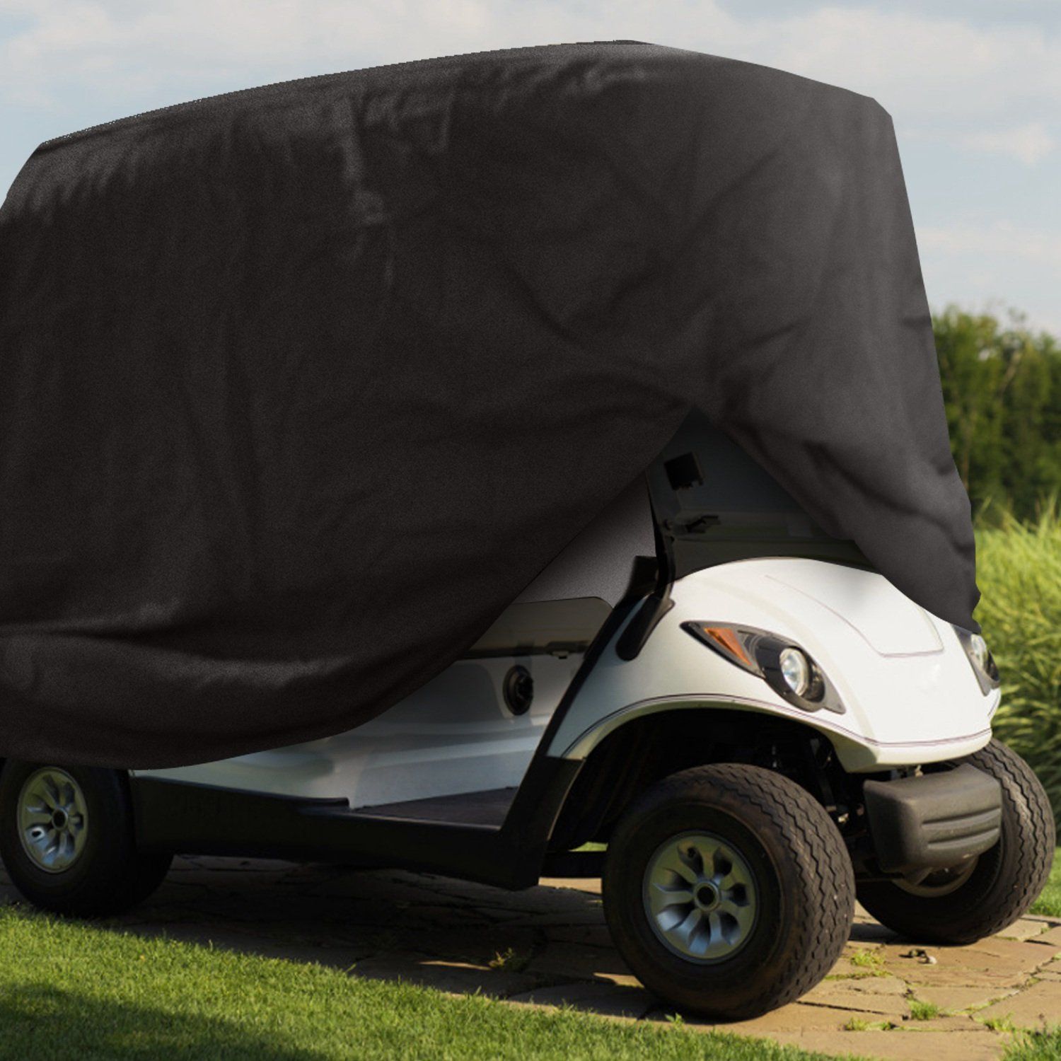 Universal 4 Passenger Golf Cart Cover 210D Automotive - DailySale