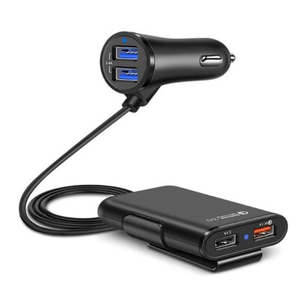 Universal 4 Ports USB Car Charger Automotive - DailySale